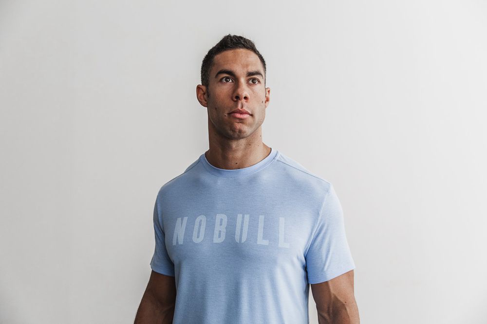 T-Shirts NOBULL Homme Bleu - NOBULL,France (3890-DMVBW)